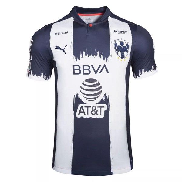 Tailandia Camiseta Monterrey 1ª 2020-2021 Azul Blanco